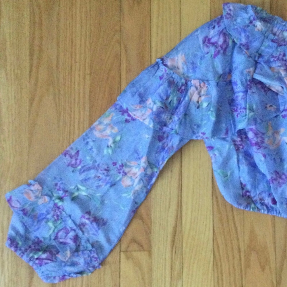 LoveShackFancy Ruffle Popover Top - Picture 5 of 6